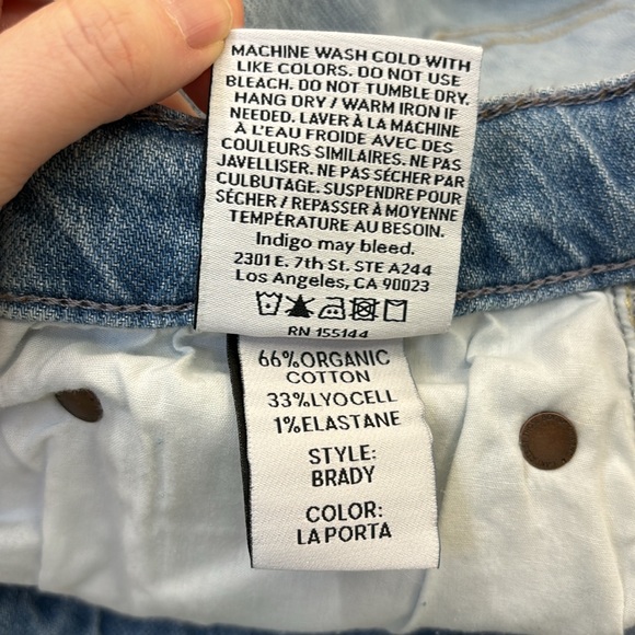 Boyish The Brady La Porta High Rise Crop Flare Jeans Size 32 - Picture 12 of 13